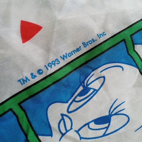 Warner Brothers Loony Toons 1993 twin top sheet only - Picture 3 of 3